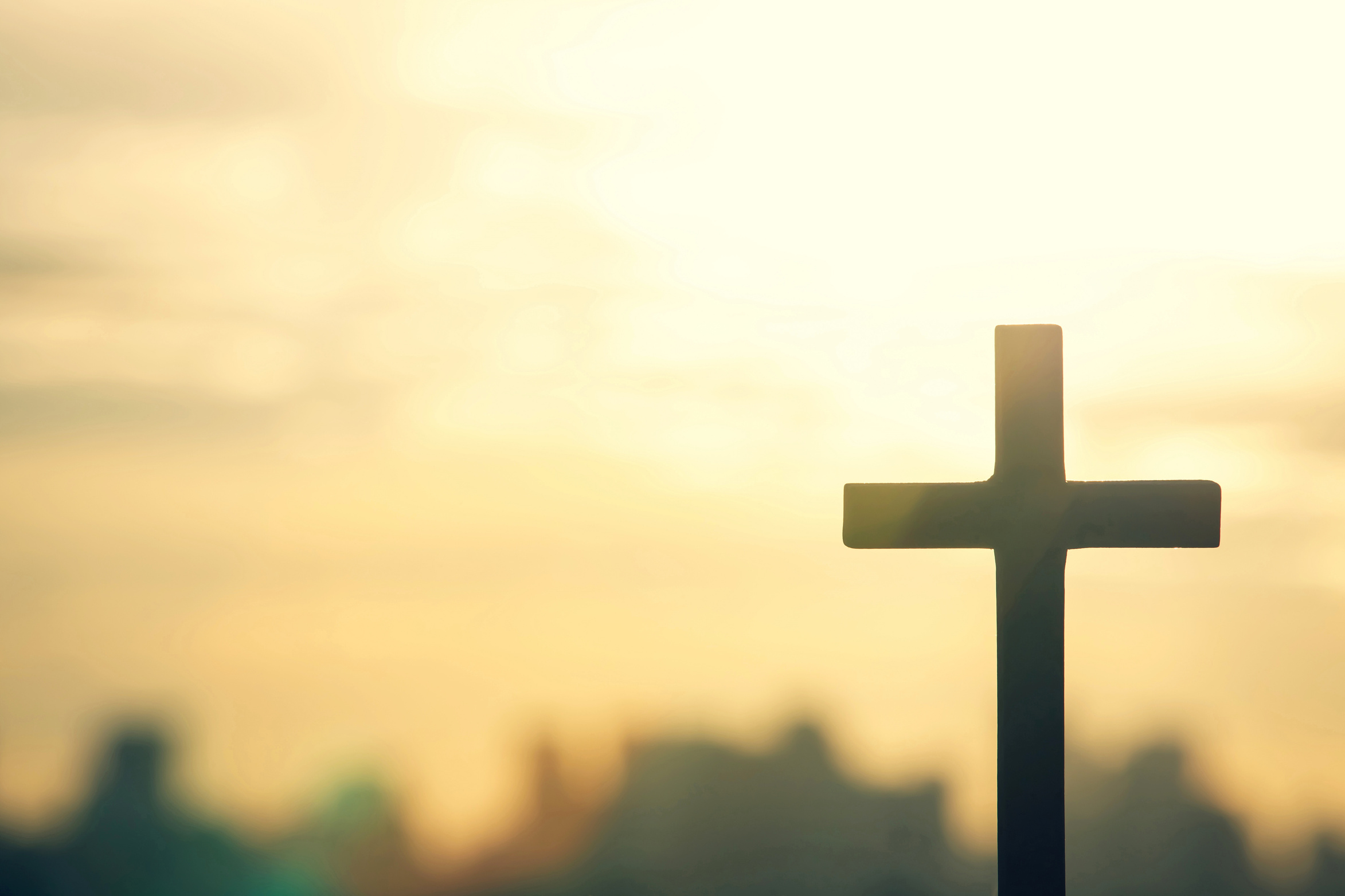 Silhouette of a Cross